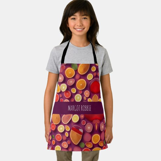 Campari Soda Grapefruit Farbiges Muster Schürze (Insitu)