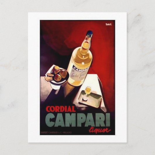 Campari Soda Postkarte (Vorderseite)