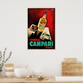 Campari Vintage Poster Drucke (Küche)