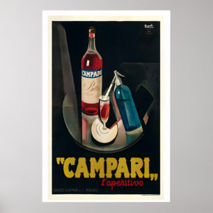 Campari Vintage Werbeplakat Poster