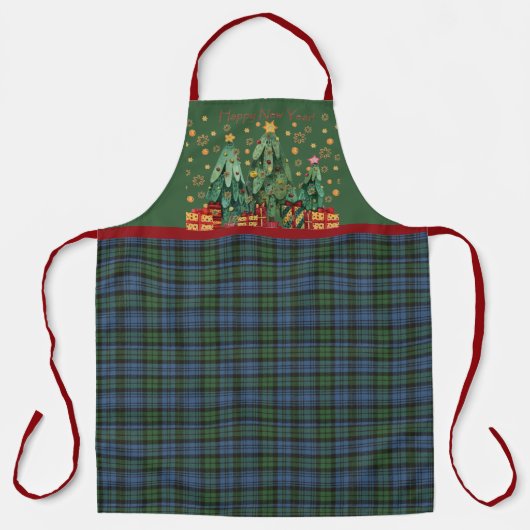 Campbell Ancient Original Tartan Weihnachten Schürze (Vorderseite)