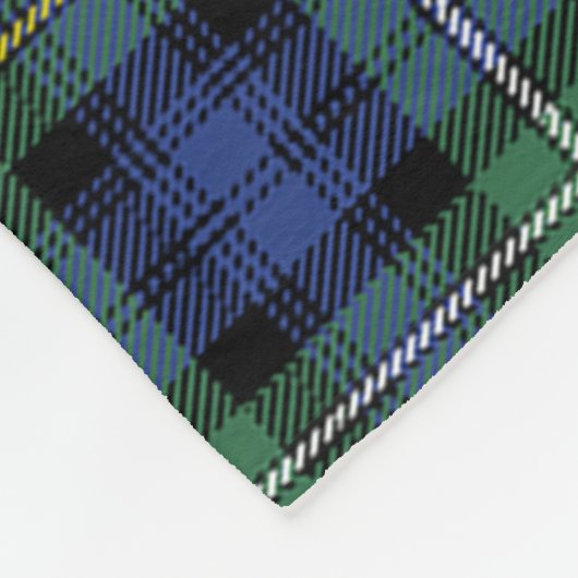 Campbell Argyll Ancient Clan Abzeichen Tartan Kari Fleecedecke (Ecke)