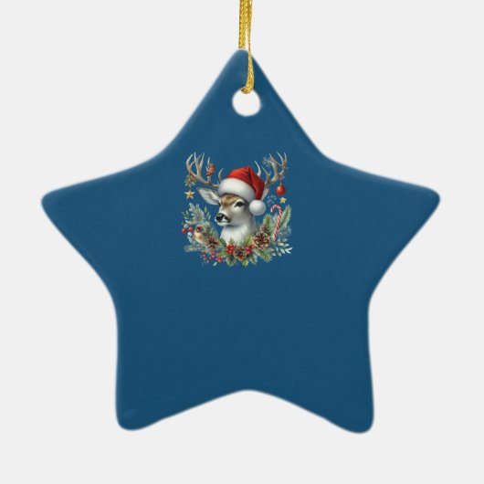 Campbell Argyll Ancient Scottish Tartan Christmas Keramik Ornament (Hinten)