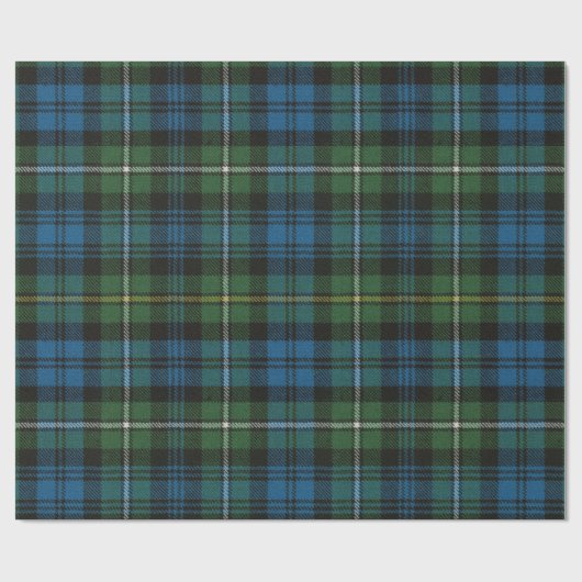 Campbell Argyll Ancient Scottish Tartan Geschenkpapier (Flach)
