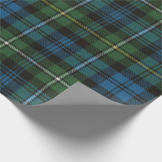 Campbell Argyll Ancient Scottish Tartan Geschenkpapier (Ecke)