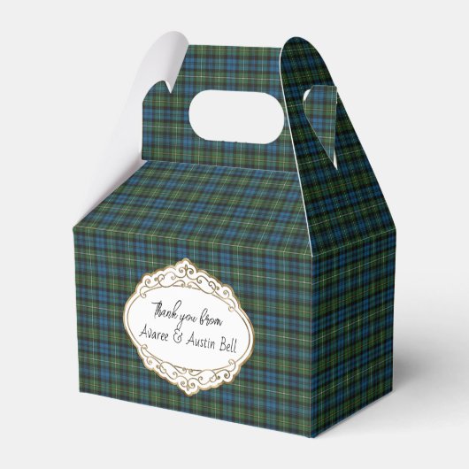 Campbell Argyll Ancient Scottish Tartan Geschenkschachtel (Vorderseite)