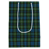 Campbell Argyll Ancient Scottish Tartan Mittlere Geschenktüte (Rückseite)