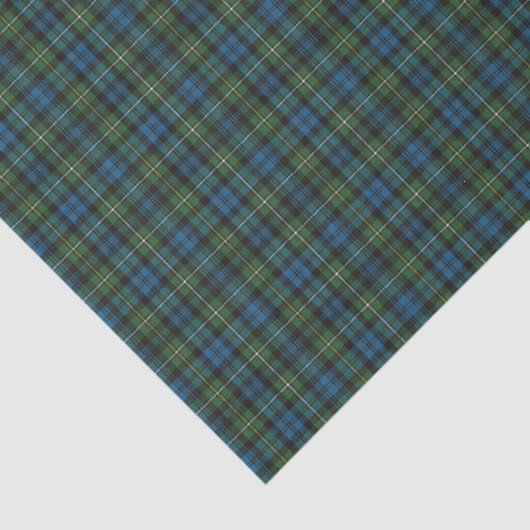 Campbell Argyll Ancient Scottish Tartan Seidenpapier (Ausschnitt)