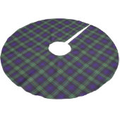 Campbell Argyll Clan karierten schottischen Tartan Polyester Weihnachtsbaumdecke (Schrägansicht)