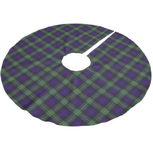 Campbell Argyll Clan karierten schottischen Tartan Polyester Weihnachtsbaumdecke