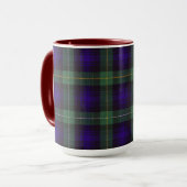 Campbell Argyll Clan karierten schottischen Tartan Tasse (Vorderseite Links)