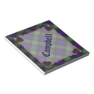 Campbell Argyll schottischen Clan Tartan - kariert Notizblock