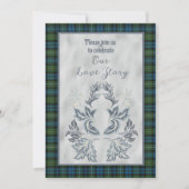 Campbell Argyll Scottish Tartan Einladung (Vorderseite)