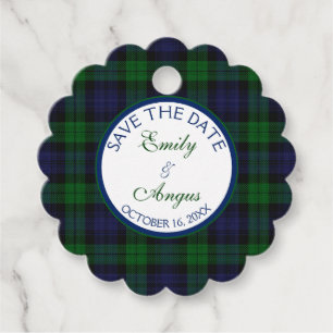 Campbell Black Watch Tartan Wedding Rette ein Datu Geschenkanhänger