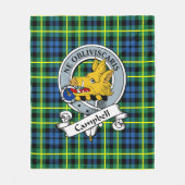 Campbell Breadalbane Altes Clan Abzeichen Tartan Fleecedecke (Vorderseite)