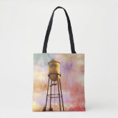 Campbell CA Wasserturm Brushed Polyester-Tasche Tasche (Vorderseite)