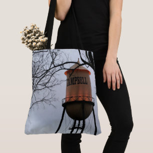 Campbell CA Wasserturm Brushed Polyester-Tragetasc Tasche