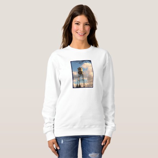 Campbell CA Wasserturm Frauenturm Sweatshirtt Sweatshirt (Vorne ganz)