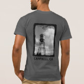 Campbell CA Wasserturm Männer T - Shirt (Rückseite)