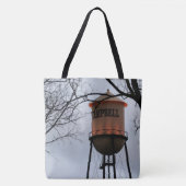 Campbell CA Water Tower Brushed Polyester Tasche (Vorderseite)