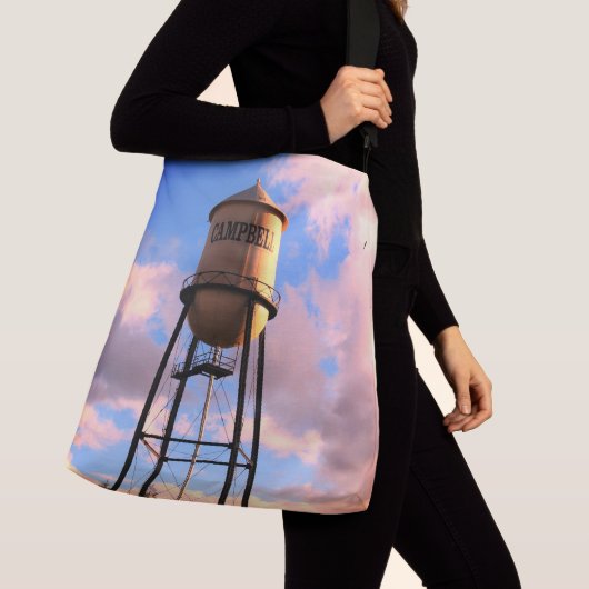 Campbell CA Water Tower Brushed Polyester Tasche (Von Nahem)