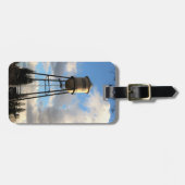 Campbell CA Water Tower Gepäckmarke Gepäckanhänger (Vorderseite horizontal)