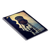 Campbell CA Water Tower Spiral Notebook Notizblock (Rechte Seite)