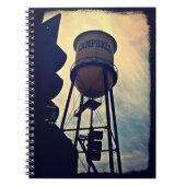 Campbell CA Water Tower Spiral Notebook Notizblock (Vorderseite)