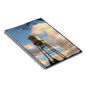 Campbell CA Water Tower Spiral Notebook Notizblock (Rechte Seite)