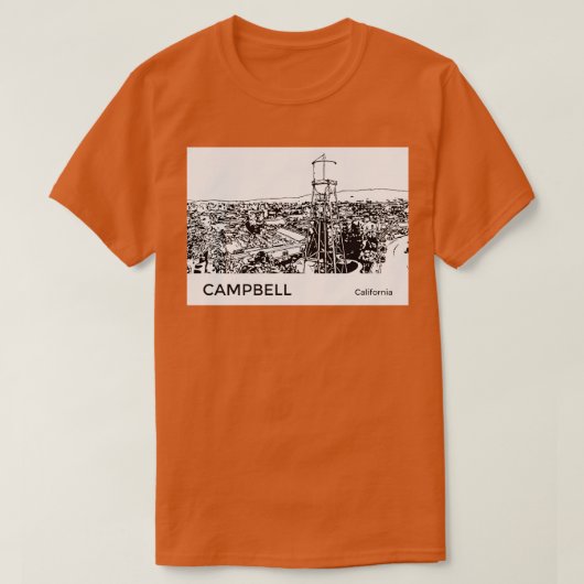 Campbell California TShirt (Design vorne)