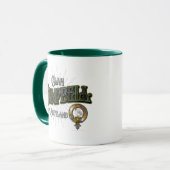 Campbell Cawdor Clan Tasse (Vorderseite Links)