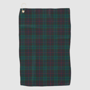 Campbell Cawdor Modernes Tartan Kariertes Muster Golfhandtuch