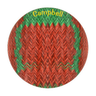 CAMPBELL ~ CHRISTMAS Original-Fraktal Design Schneidebrett