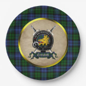 Campbell Clan Abzeichen Paper Plate Pappteller (Vorderseite)