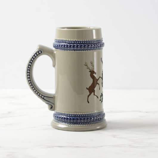 Campbell Clan Abzeichen Stein Bierglas (Links)