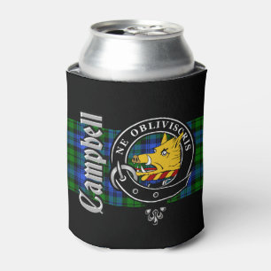 Campbell Clan Abzeichen & Tartan Dosenkühler