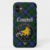 Campbell Clan Abzeichen & Tartan Phone Case (Rückseite)