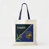 Campbell Clan Abzeichen & Tartan Tragetasche (Vorne)