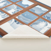 Campbell Clan Abzeichen Winter Scene Medium Sherpadecke (3/4)