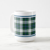 Campbell Clan Dress Tartan Green Scott Kariert Kaffeetasse (Vorderseite Links)