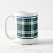 Campbell Clan Dress Tartan Green Scott Kariert Kaffeetasse (Links)