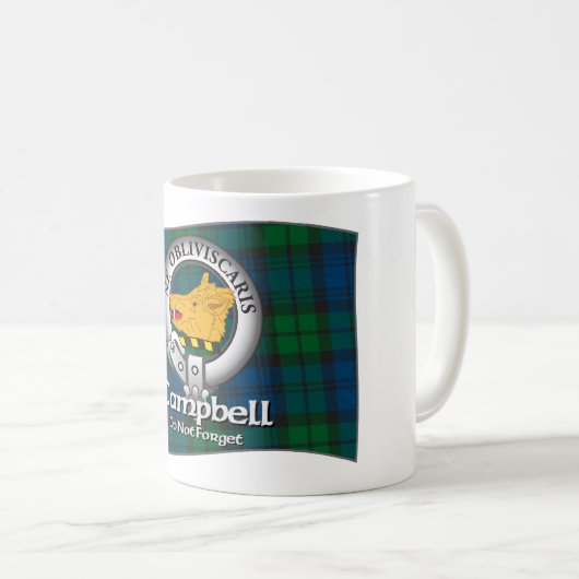 Campbell-Clan Kaffeetasse (VorderseiteRechts)