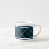 Campbell Clan Navy Blue Scottish Tartan Espressotasse (Rechts)