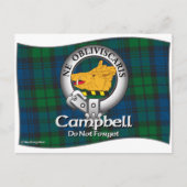Campbell Clan Postkarte (Vorderseite)
