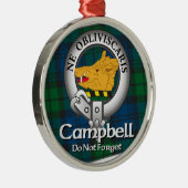 Campbell-Clan Silbernes Ornament (Rechts)