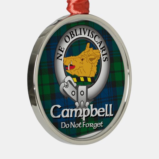 Campbell-Clan Silbernes Ornament (Rechts)