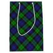 Campbell Clan Tartan Kariert Black Watch Mittlere Geschenktüte (Vorderseite)