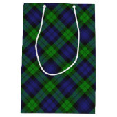 Campbell Clan Tartan Kariert Black Watch Mittlere Geschenktüte (Rückseite)