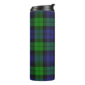 Campbell Clan Tartan Kariert Black Watch Thermosbecher (Nach links gedreht)