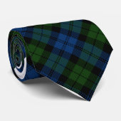 Campbell Clan Tartan Krawatte (Gerollt)